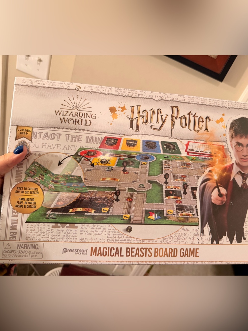 Pressman Harry Potter Magical Beasts Board Game - Multicolored
